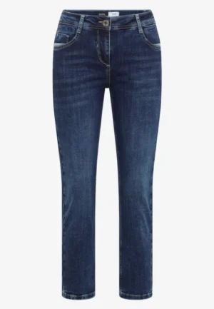Alternative view of 7/8 Mid Waist Slim Leg jeans in casual fit
