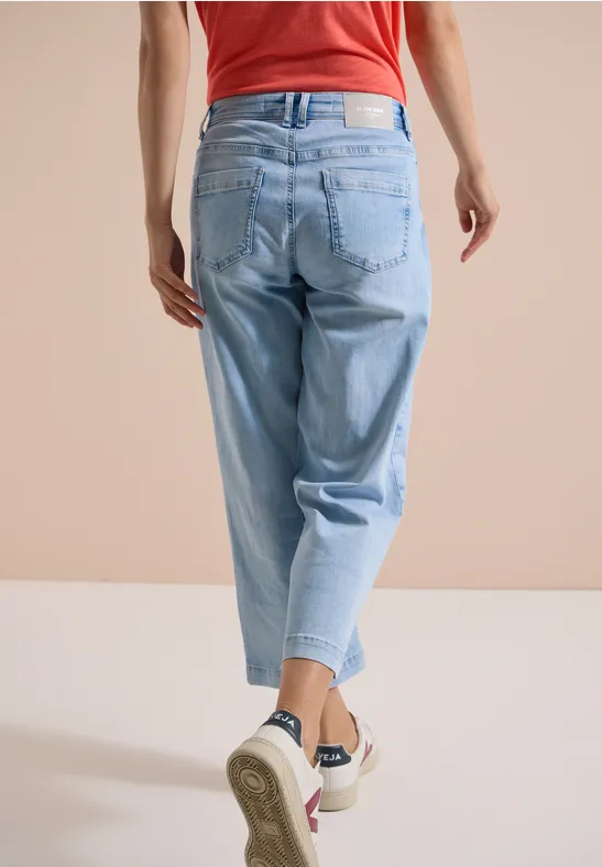 7/8 Wide Leg jeans met gehaakt detail - Afbeelding 3