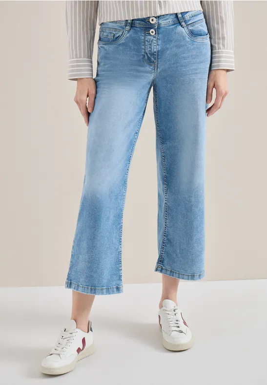 7/8 Wide Legs Jeans