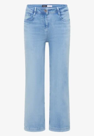 Alternative view of 7/8 Wide Legs jeans met geborduurd detail