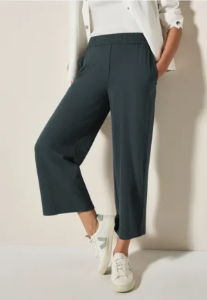 7/8 Wide Legs jersey broek