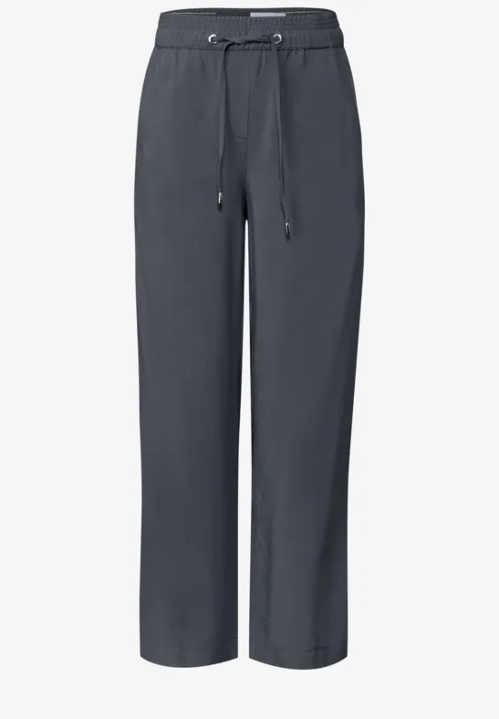 7/8 Wide Legs viscose broek - Afbeelding 2