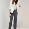 7/8 Wide Legs viscose broek