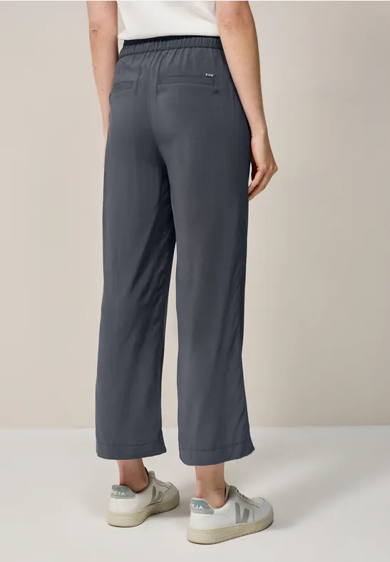 7/8 Wide Legs viscose broek - Afbeelding 3