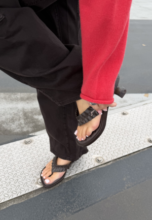 Ganni sandalen Melissa Thong D1030018 demitasse
