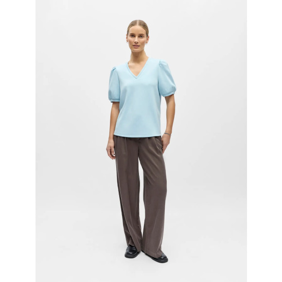 Object - Blauw | Dames | Top | Blauw | M | regular | Kamst mode