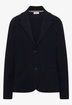 Alternative view of Blazer met structuur in effen kleur