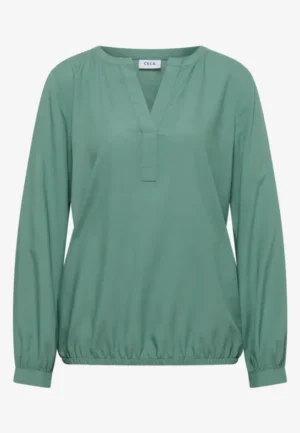 Alternative view of Blouse met gespleten hals