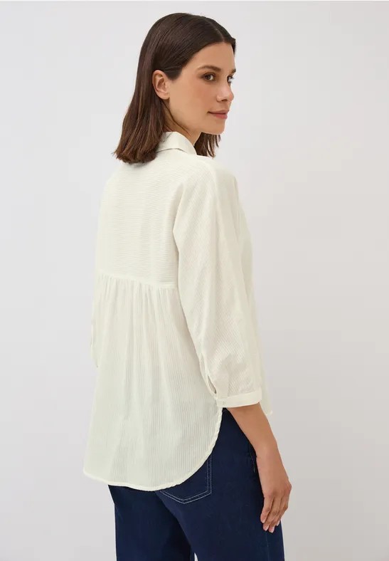 Blouse met gestreepte textuur - Afbeelding 3