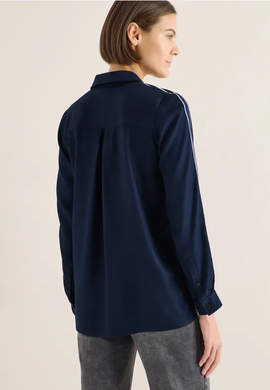 Blouse met tape details - Afbeelding 3