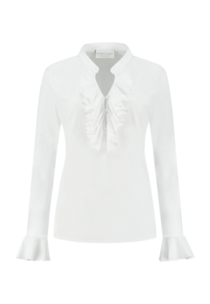 Helena Hart - Wit | Dames | Blouse | Wit | XL | regular | Kamst mode