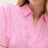 Blouse shirt met textuur