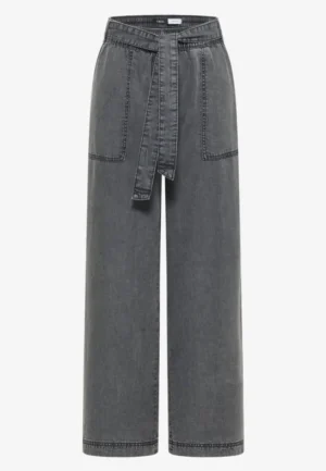 Alternative view of Broek met Wide Leg pijpen en een strikriem
