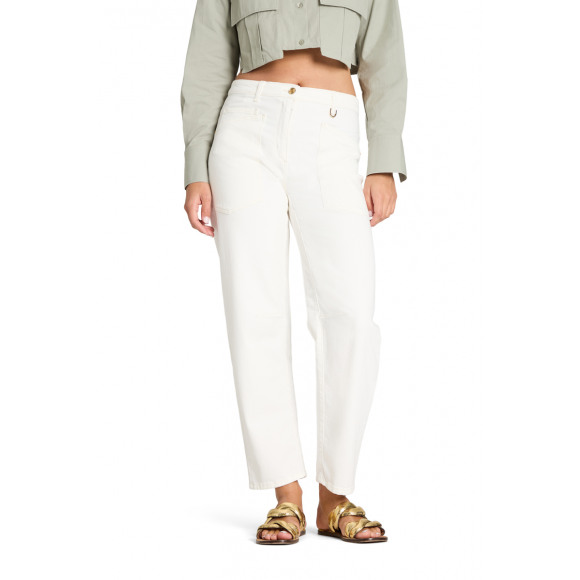 Cambio - Wit | Dames | Jeans | Wit | 40 | regular | Kamst mode