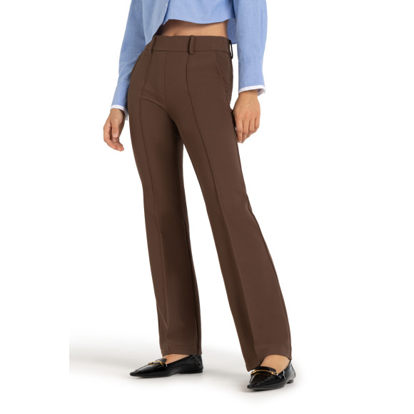 Cambio - Bruin | Dames | Broek | Bruin | 42 | regular | Kamst mode