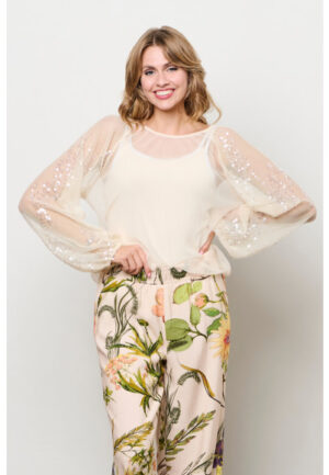 &Co - Beige | Dames | Blouse | Beige | L | regular | Kamst mode