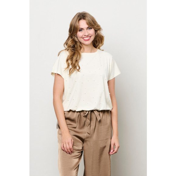 &Co - Beige | Dames | Top | Beige | S | regular | Kamst mode