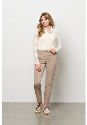 &Co - Beige | Dames | Broek | Beige | S | regular | Kamst mode