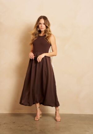 Jurk Pia | Brown