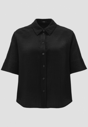 Opus - Zwart | Dames | Blouse | Zwart | 44 | regular | Kamst mode