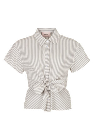 Freebird - Grijs | Dames | Blouse | Grijs | XXL | regular | Kamst mode