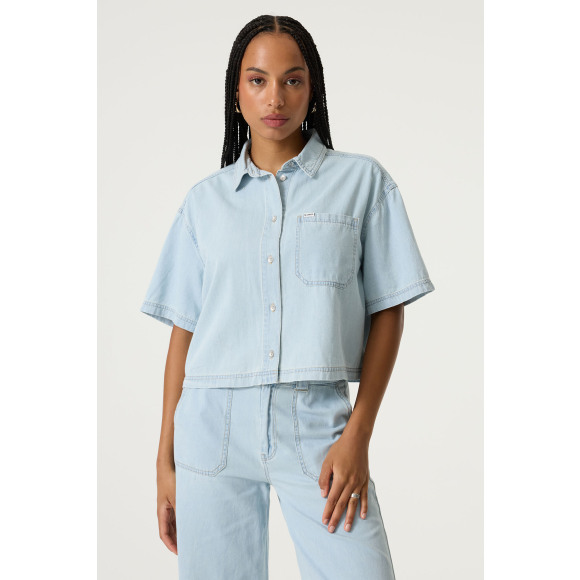 Garcia - Blauw | unisex | Top | Blauw | S | regular | Kamst mode