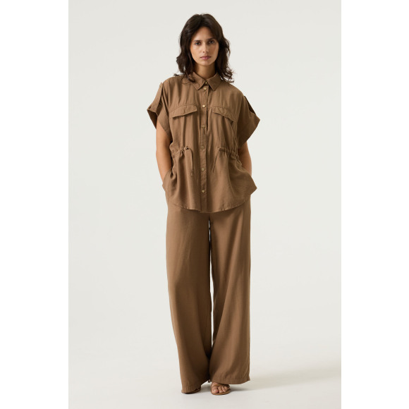 Garcia - Bruin | unisex | Broek | Bruin | L | regular | Kamst mode