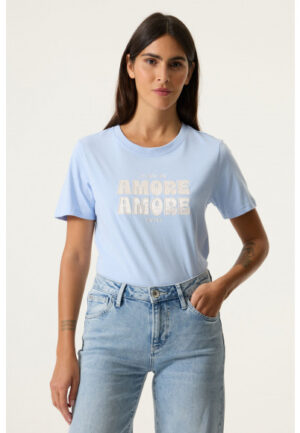 Garcia - Blauw | unisex | Top | Blauw | L | regular | Kamst mode