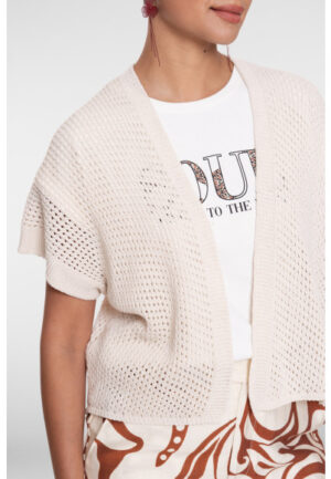 Geisha - Wit | unisex | Vest | Wit | 3XL | regular | Kamst mode