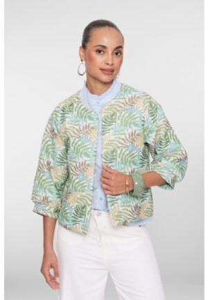Geisha - Groen | unisex | Jasje | Groen | S | regular | Kamst mode