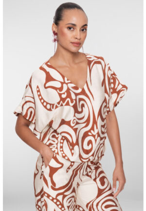 Geisha - Bruin | unisex | Top | Bruin | 3XL | regular | Kamst mode