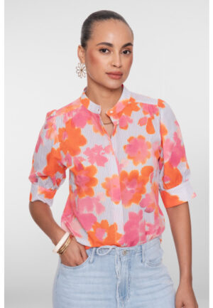 Geisha - Oranje | unisex | Blouse | Oranje | XL | regular | Kamst mode
