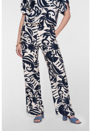 Geisha - Blauw | unisex | Broek | Blauw | XXL | regular | Kamst mode