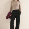 Glinsterende 7/8 broek Wide Legs