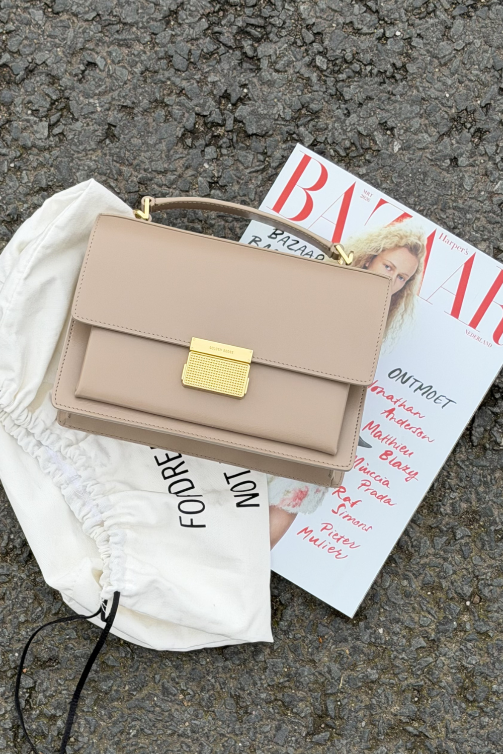 Golden Goose handtas GWA00467.A000565.15219 cappuccino