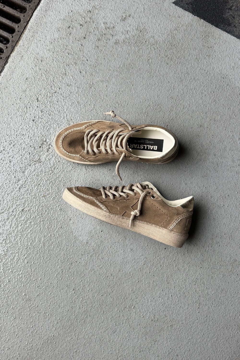 Golden Goose sneakers Ballstar GWF00117.F008707.55802 tobacco/gold