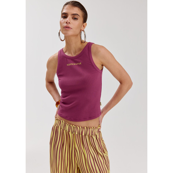 Harper & Yve - Paars | Dames | Top | Paars | XXL | regular | Kamst mode