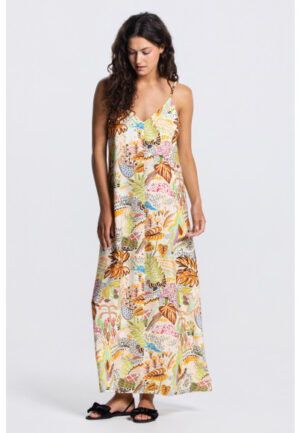 Jansen Amsterdam - Multicolor | Dames | Jurk | Multicolor | 46 | regular | Kamst mode