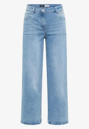 Alternative view of Jeans met High Waist en Wide Leg pijpen in Slim Fit