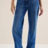 Jeans met gallonstrepen