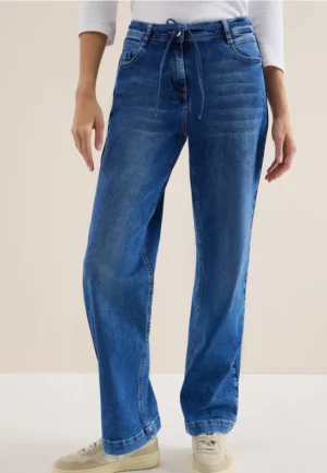 Jeans met gallonstrepen