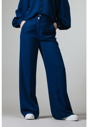 Label Dot - Blauw | Dames | Broek | Blauw | 36 | regular | Kamst mode
