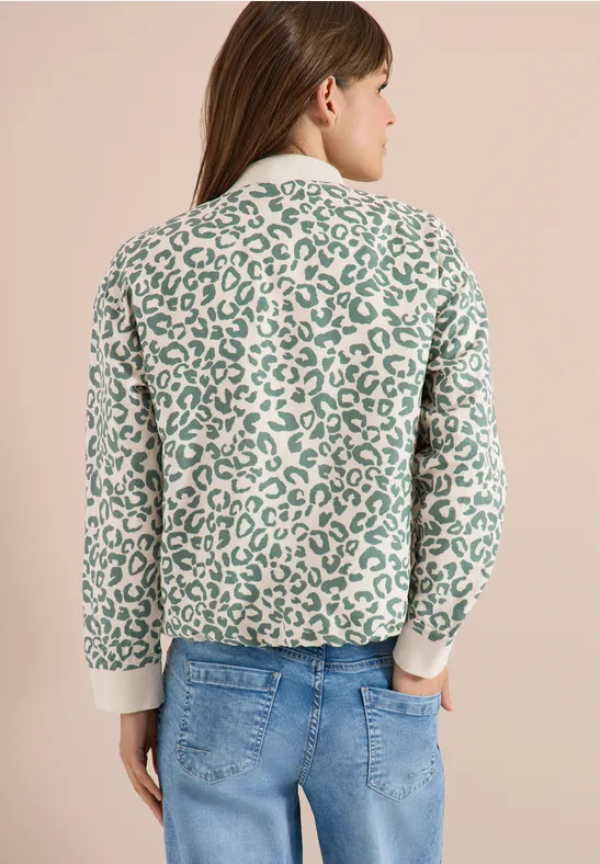 Leo-look blouson van linnenmix - Afbeelding 3