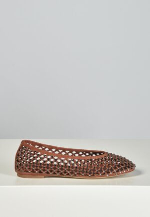 Lola Cruz ballerinas 098Z30BK terracota