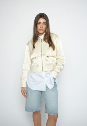 Mos Mosh - Beige | Dames | Jasje | Beige | L | regular | Kamst mode