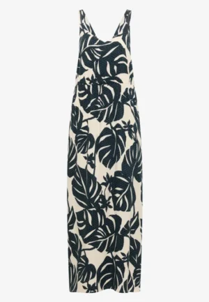 Alternative view of Maxi-jurk met V-hals en print
