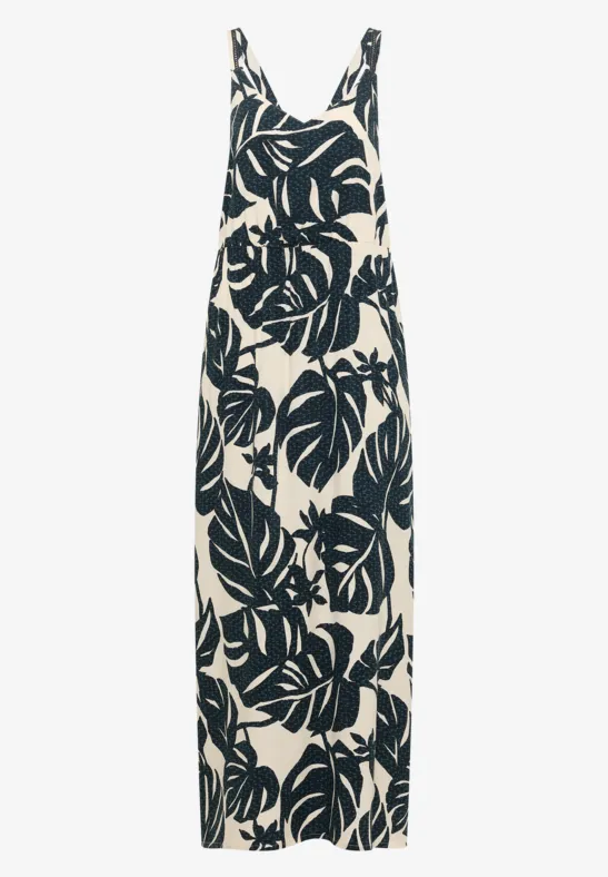 Maxi-jurk met V-hals en print - Afbeelding 2