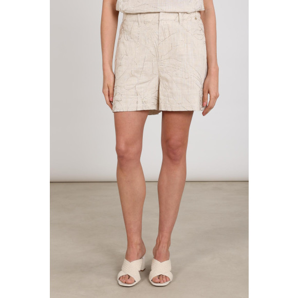 Nukus - Beige | Dames | Broek | Beige | L | regular | Kamst mode
