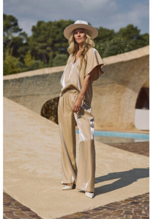 Nukus - Zand | Dames | Broek | Zand | 3XL | regular | Kamst mode