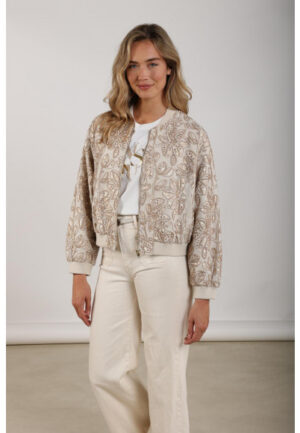 Nukus - Beige | Dames | Jasje | Beige | 3XL | regular | Kamst mode